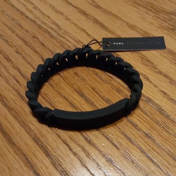 Marc Jacobs Black Woven Bracelet - Picture 1 of 5